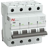 Выключатель автоматический EKF Averes AV-6 4п 63А C 6кА картинка